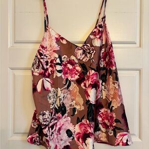 Victoria's Secret Brown Asymmetrical Camisole Pajama